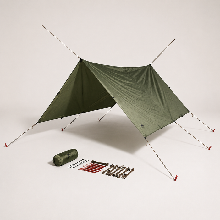 Tarp nojume BUSHMEN Easy Tarp 4x4 zaļš