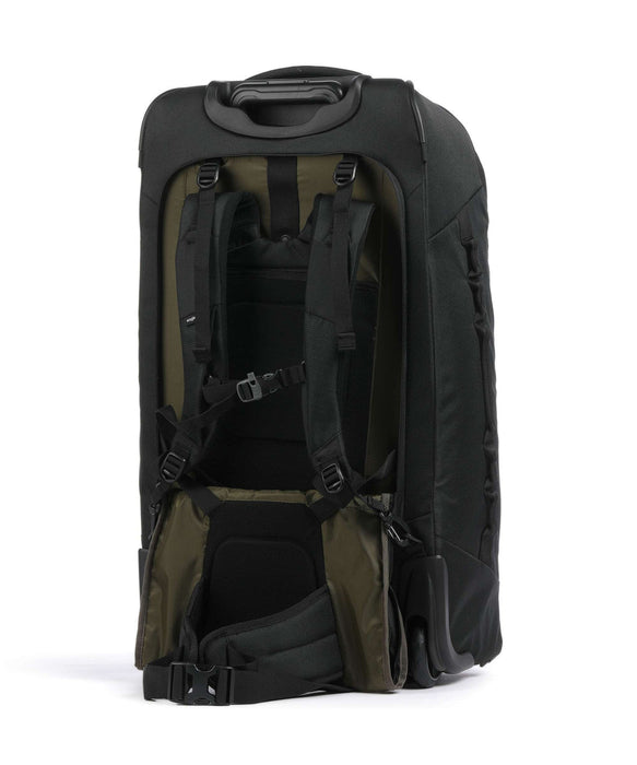 Eagle Creek Expanse Convertible 85L Midnight Black – backpack straps view