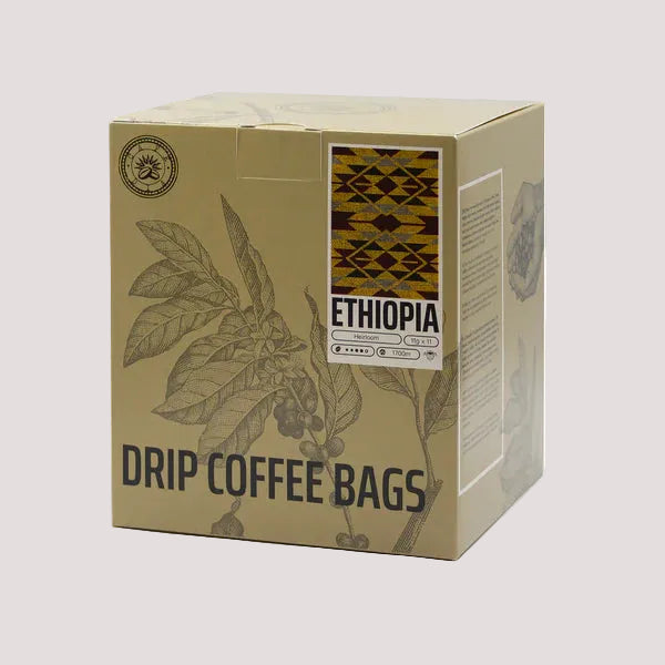 ETIOPIJA - 11 x 11g Drip Kafijas Maisiņi