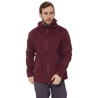 FHM Explorer Rain Waterproof Suit 10000 mm vinous krāsā, viegls, elpojošs un ūdensnecaurlaidīgs vīriešu lietus apģērbs.