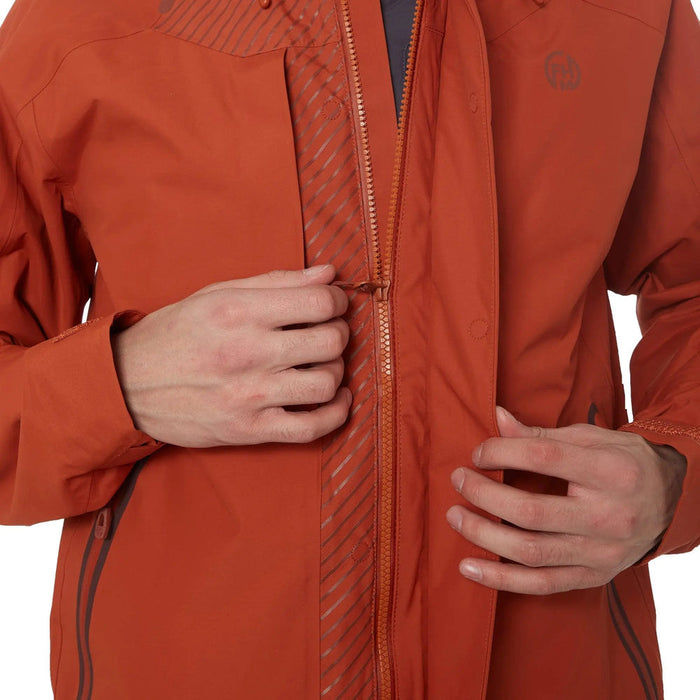 - FHM Guard Competition Best Hiking Jacket Terracotta krāsā
- Jakas centrālais vēja necaurlaidīgais slānis ar magnētisko stiprinājumu
- Divas rāvējslēdzēju krūšu kabatas ar slēptiem rāvējslēdzējiem
- Anatomski veidotas piedurknes uzlabo komfortu
- Pagarināts muguras dizains un augsts apkakles nodrošinājums
- Ūdensnecaurlaidīga un vēja necaurlaidīga hardshell jaciņa
- Piemērota pārgājieniem un kalnos kāpšanas piedzīvojumiem
- FHM