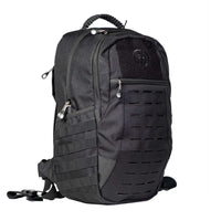 FHM Rover 25 Liters Tactical Backpack Black ar MOLLE sistēmu, ventilāciju un 25 litru ietilpību ikdienai un piedzīvojumiem.