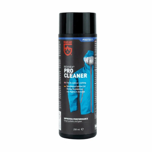 - Gear Aid Revivex Pro Cleaner 250 ml pudele
- Paredzēts membrānas jakām, slēpošanas biksēm, teltīm un guļammaisiem
- Maiga formula, droša GORE-TEX®, Dermizax un sintētiskiem audumiem
- Neatstāj atlikumus, uzlabo ūdens atgrūšanu un noņem netīrumus, eļļas
- Bez smaržvielām, mīkstinātājiem un optiskajiem balinātājiem
- Palielina elpojamību un uzlabo augsto tehnoloģiju apģērba veiktspēju
- Koncentrēts, viens 250 ml flakons tīra līdz 16 jakām
- Revivex