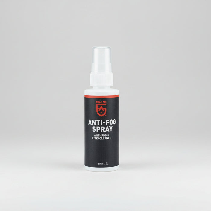 GearAid Anti-Fog Spray 60ml – alkohola bezkrāsas pret miglošanos un lēcu tīrīšanas aerosols universālai lietošanai.