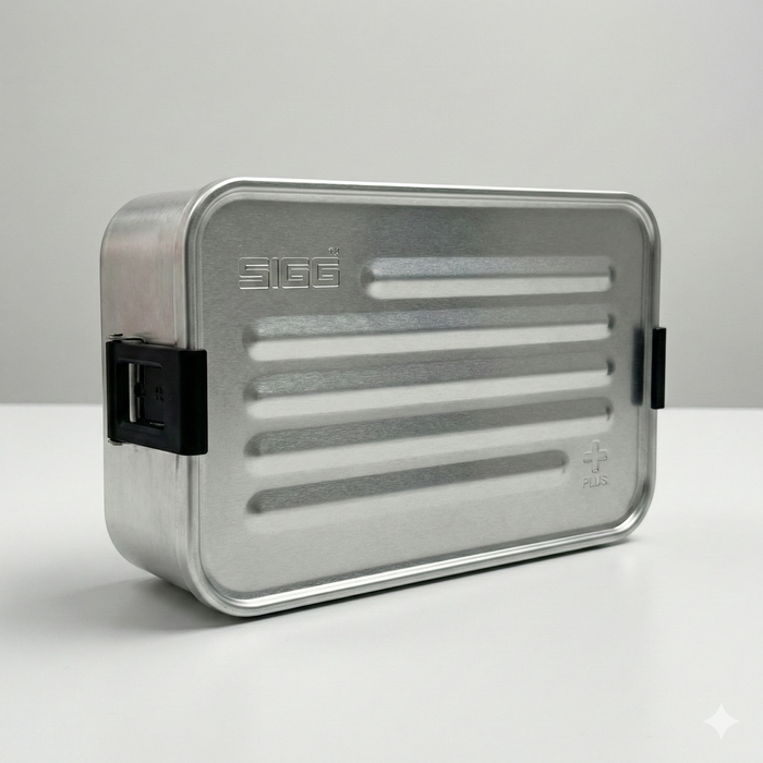 Ланч-бокс SIGG Metal Lunch Box Aluminium L лёгкий контейнер для еды