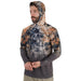 FHM Hoodie Mark V2 Print Orange/Grey - Outfish