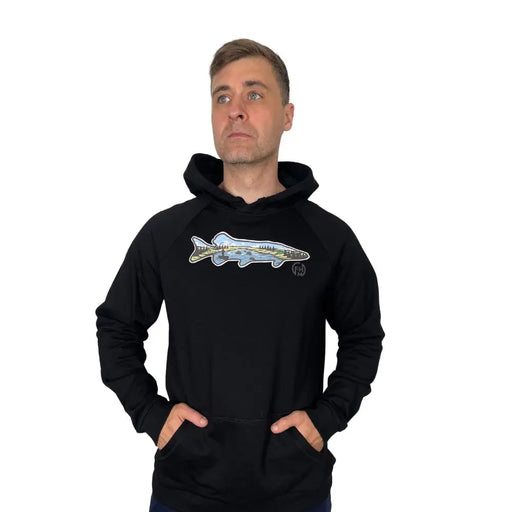 Hoodie Outfish Babite Lake Pike Black Outfish  Hoodies Outfish