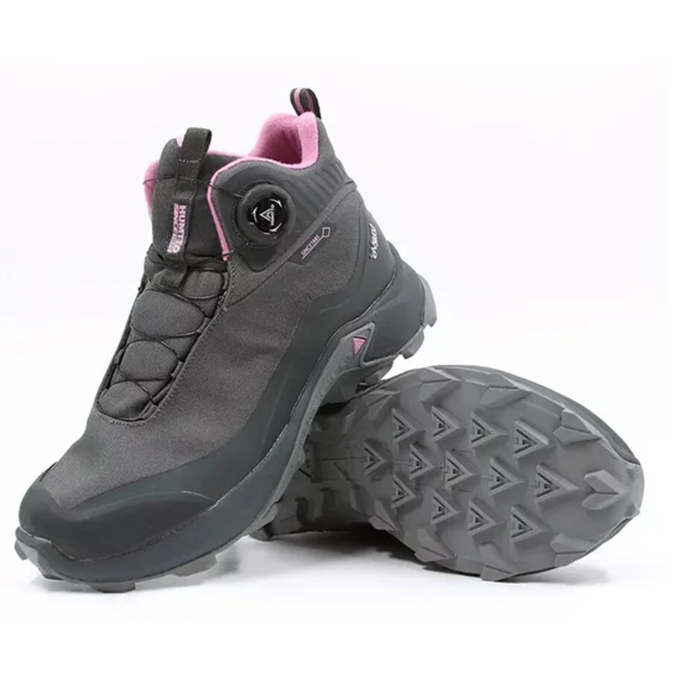 Humtto Women Waterproof Hiking Boots 240775B-2 Grey - Outfish