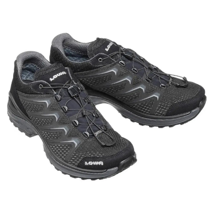 - Divi Lowa MADDOX GTX LO TF sporta apavi melnā krāsā
- Integrēta GORE-TEX membrāna sausu kāju nodrošināšanai
- Pielāgojama Speed-Lace tehnoloģija ātrai uzvilkšanai
- Zole ar LOWA® ENDURO EVO īpašībām drošai saķerei
- LOWA DynaPU® viduszole efektīvai amortizācijai
- LOWA-MONOWRAP® atbalsta rāmis papildu stabilitātei
- Viegls konstrukcija augstai veiklībai un elastībai
- Materiālu sastāvs: 50% sintētika, 50% audums, svars: 0.72 kg/pāris
- Ideāli dažādām profesionālām aktivitātēm, Lowa