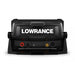 - Lowrance ELITE FS 9 Active Imaging 3-in-1 iekārta
- Zīmola logotips un savienojuma porti uz ierīces aizmugurējās puses
- Dažādi savienotāji, tostarp 9-pin pieslēgvietas Active Imaging 3-in-1
- Tehniskais un profesionālais dizains
- Lowrance