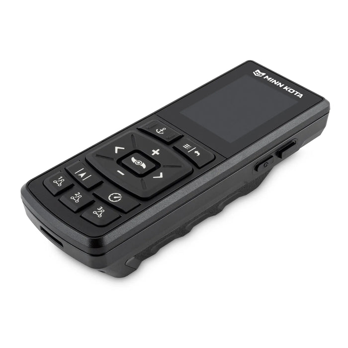 Minn Kota Advanced GPS Navigation remote angled view