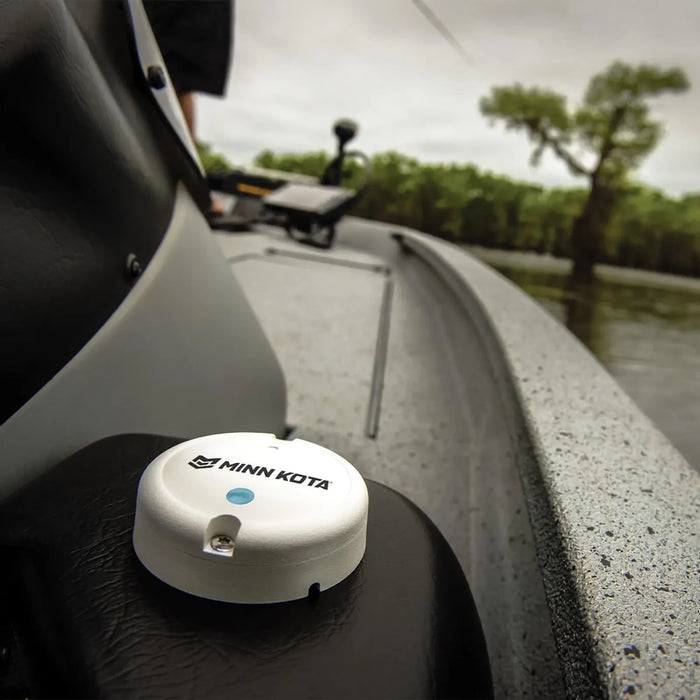 Minn Kota heading sensor mounted on boat