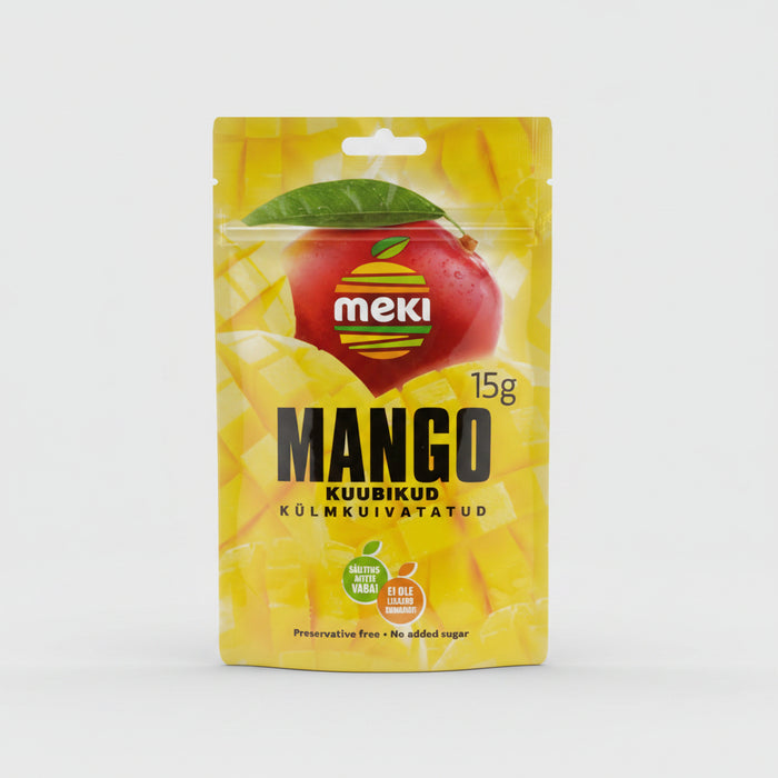 Liofilizēts mango MEKI FD augļu gabaliņi 15 g