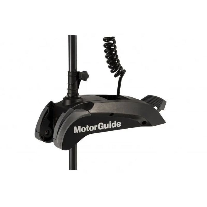 - Motorguide Xi5-105FW Trolling Motor, 60 collu, 36V, FP Snr GPS, priekšskats,
- Motorguide trollinga motora galvas daļa, ar redzamu cieto kompozītu vārpstu,
- Melns, ar Motorguide zīmolu, vadošo spoli un bezvadu vadības iespējām,
- Izturīga un ilgmūžīga konstrukcija,
- Motorguide,