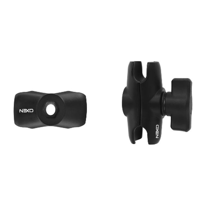 NEXO Mounts - 9 cm Double Socket Arm for 1" Ball
