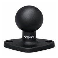 NEXO Mounts - Mounting base with 1.5" ball (RHOMBE) — 1
