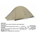 - Naturehike Cloud Up 2 person Pro Ultralight Tent in khaki color
- 20D nylon three-quarter double line grid single silicon waterproof outer fabric
- One-piece aluminum alloy tent pole
- Compact storage size: Ø13x40cm
- Lightweight design: approximately 1.36kg without accessories
- Inner tent dimensions: 210x130x105cm
- Foyer area included
- Suitable for hiking and backpacking
- Naturehike