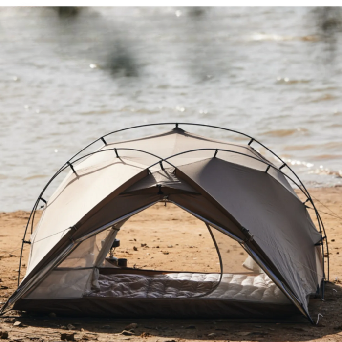 Naturehike Hillock6 One Bedroom One Hall Tent UPF50+ Brown Color Naturehike Hillock6 One Bedroom One Hall Tent UPF50+ Brown Color
