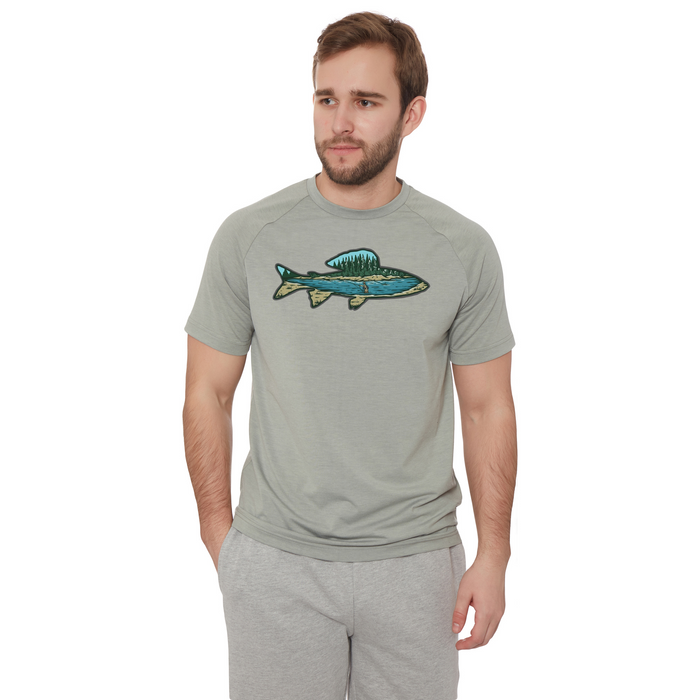 T-shirt printed Outfish Light green