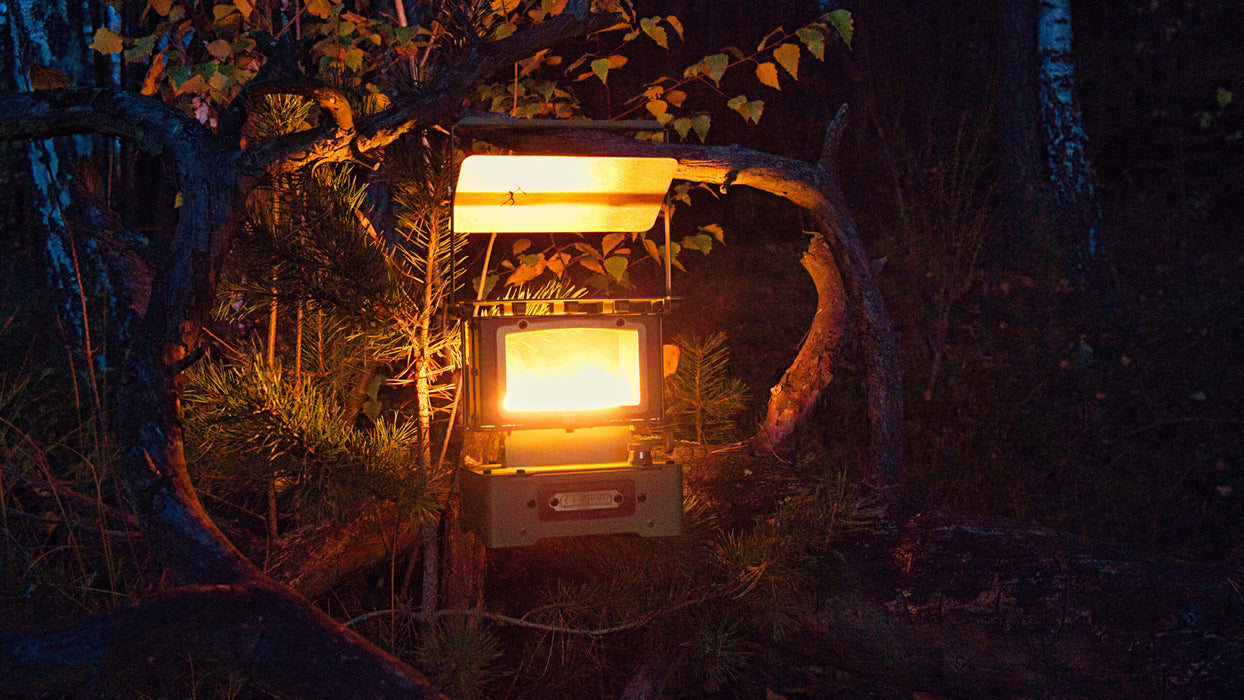 Eļļas lampa OUTPOST olīvu krāsas 