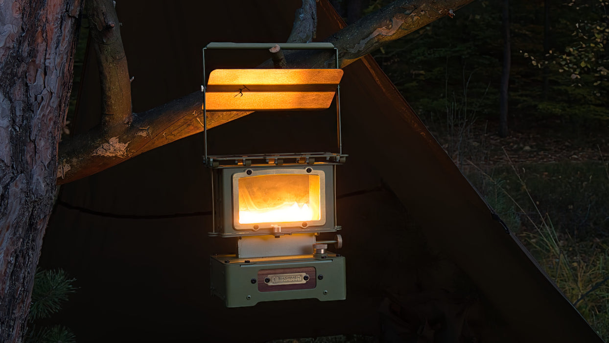 Eļļas lampa OUTPOST olīvu krāsas 