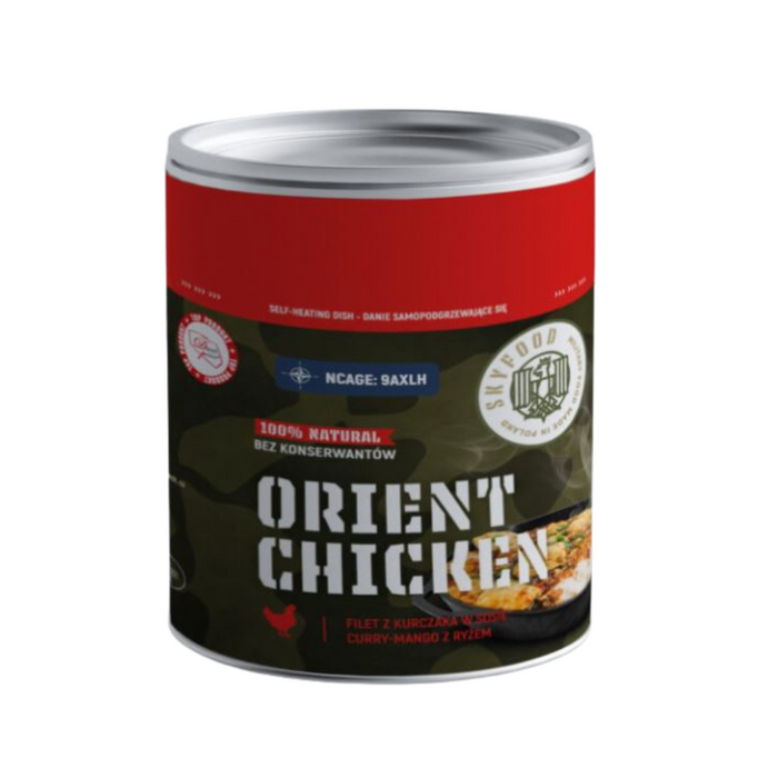 Oriental chicken with rice ready meal