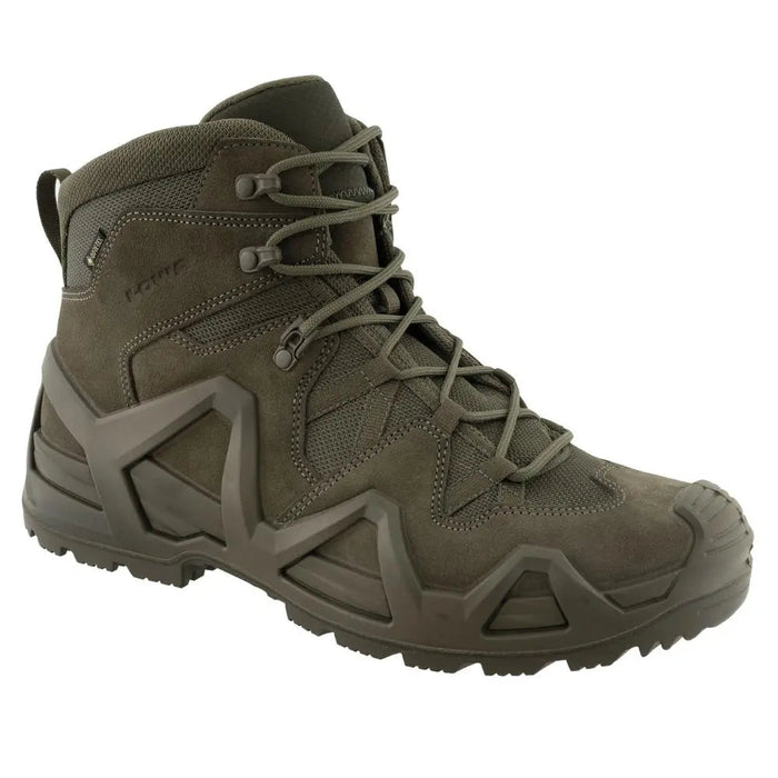 - Lowa ūdensizturīgie zābaki ZEPHYR MK2 GTX Mid TF Ranger Green, 
- izturīgs augšējais materiāls no zamšādas un auduma, 
- GORE-TEX membrāna, 
- vidēja garuma augšdaļa, 
- viegls dizains ar STABILITY FRAME atbalstu, 
- Lowa,