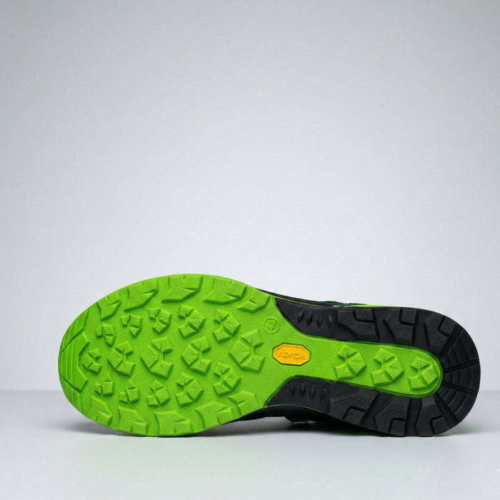 Low Hiking Boots Grisport Nubuck Leather Vibram Sole Waterproof Green