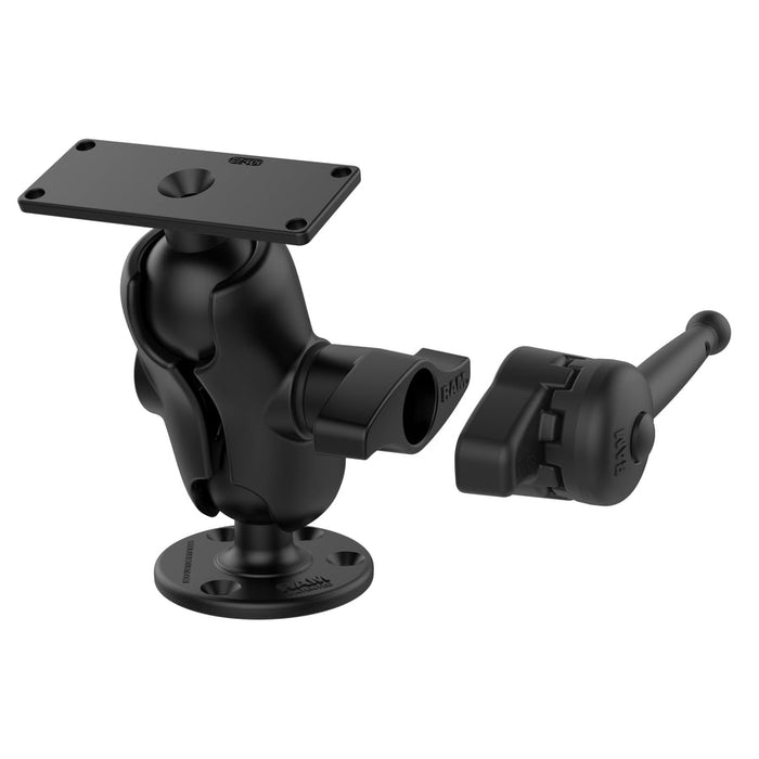 RAM 2" x 5" Short Arm Mount with High-Torque Wrench - RAM-D-202-25-C-202-KNOB9HU