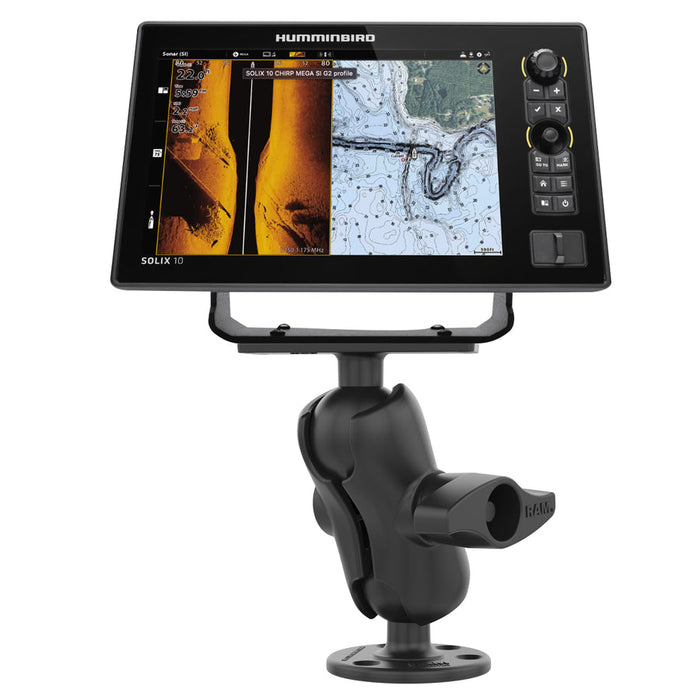 RAM 2" x 5" Short Arm Round Base Mount - RAM-D-202-25-C-202