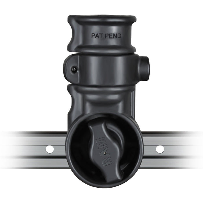 RAM Side Track Mount with Adapt-A-Post - RAP-AAPRU