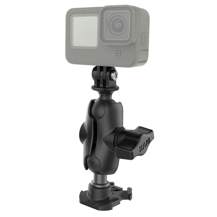 RAM GoPro Base & Camera Adapter with Short Arm - RAP-B-GOP2-A-GOP1