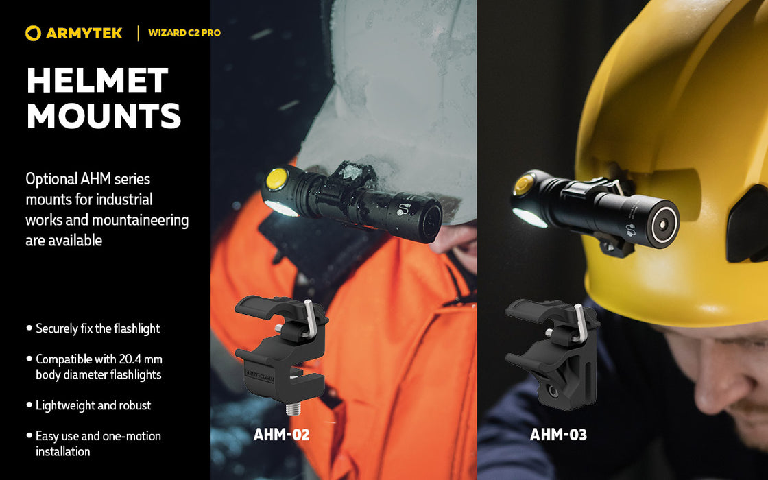 Armytek Wizard C2 Pro – ražotāja informatīvais slaids Nr. 17 par lukturi