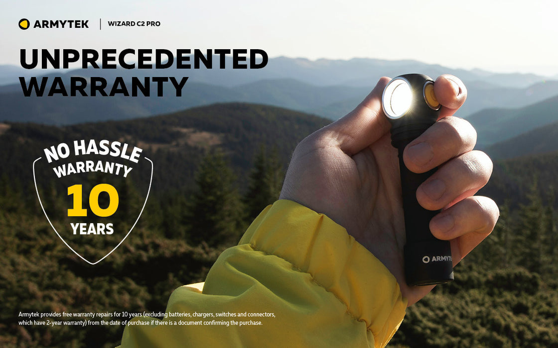 Armytek Wizard C2 Pro – ražotāja informatīvais slaids Nr. 18 par lukturi