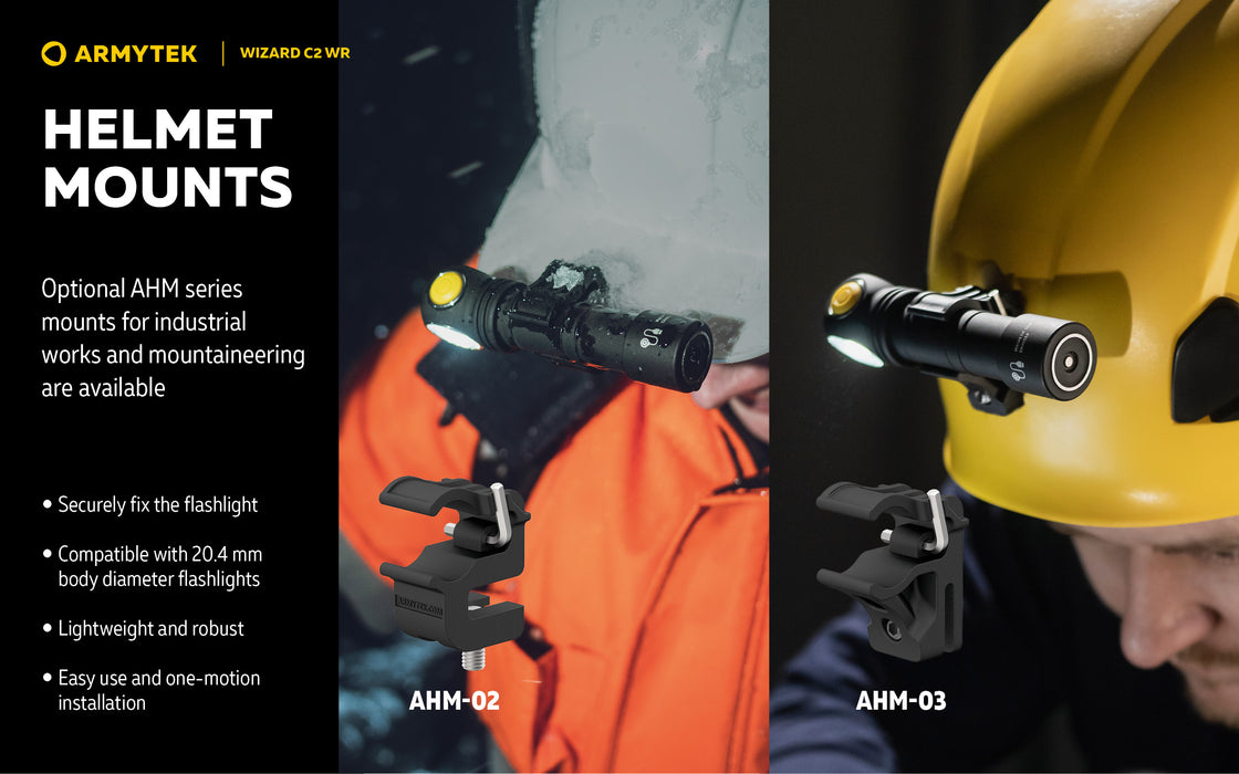 Armytek Wizard C2 WR – ražotāja informatīvais slaids Nr. 16 par lukturi