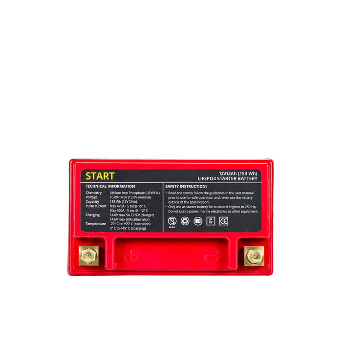 Starter Battery Rebelcell START — LiFePO4, 153Wh — technical view 2
