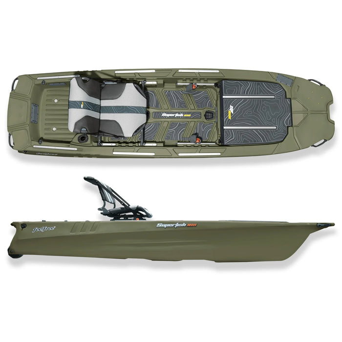 Fishing Kayak FeelFree Superfish 108 motor-ready compact hull
