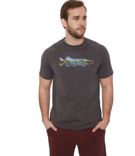 T-shirt Outfish Pike Dark grey 3XL