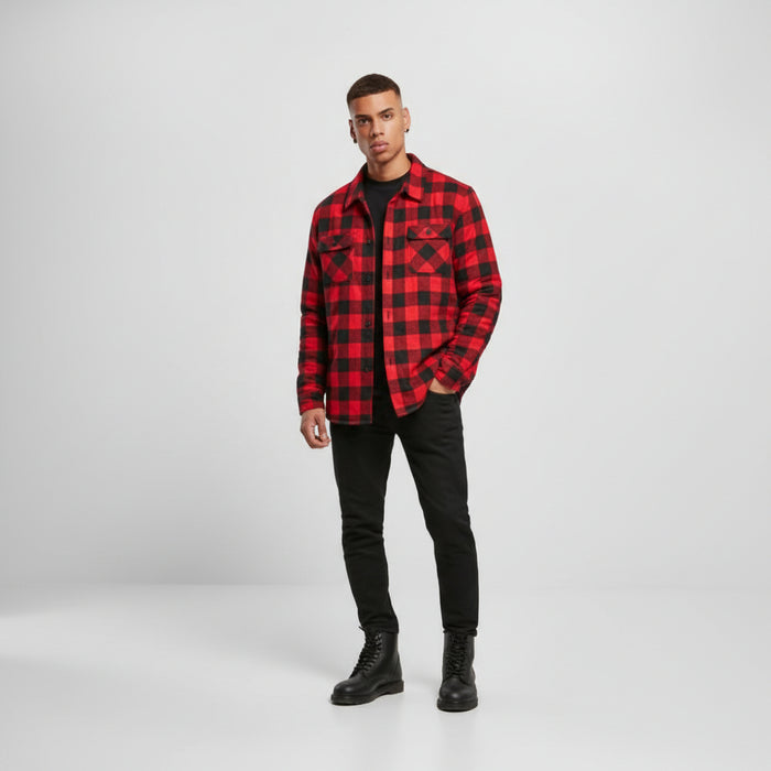 Padded Check Flannel Shirt
