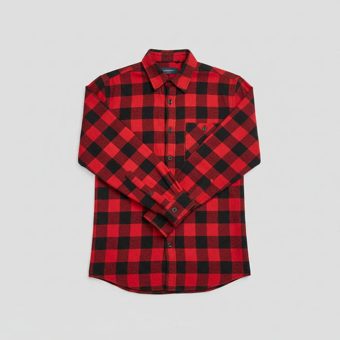 Padded Check Flannel Shirt