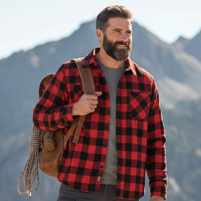 Padded Check Flannel Shirt