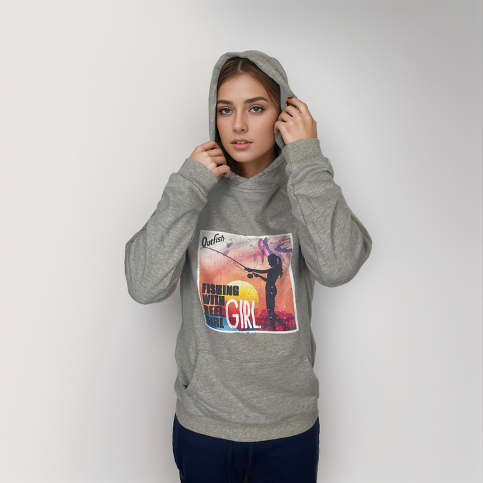 Printed Hoodie Outfish Grey - Outfish