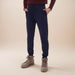 wave jogger bikses zilas, ērtas un elastīgas ikdienas un aktīvai atpūtai Latvijas apstākļos