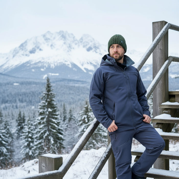 FHM Stream Waterproof Softshell Suit Grey