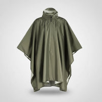 3 in 1 outdoor raincoat no poliestera, ūdensnecaurlaidīgs puskāpnes, pelēkzaļš, piemērots laikapstākļiem Latvijā.