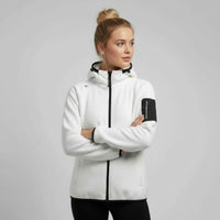 humtto sieviešu teddy fleeces jaka, balta, silta un viegla, piemērota rudenim un ziemai Latvijā