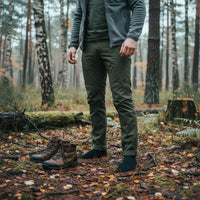 Outfish ūdensnecaurlaidīgas zeķes ar 3 slāņu neilona/vilnas membrānu, elpojošas, piemērotas pārgājieniem un multisportam Latvijas apstākļiem