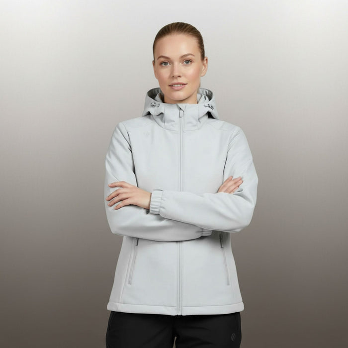 Softshell jaka Humtto gaiši pelēka ar DWR