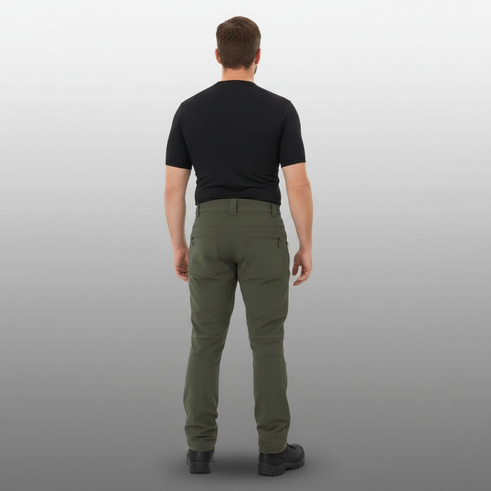 FHM Trek Softshell Tactical Trousers in Green Khaki Color