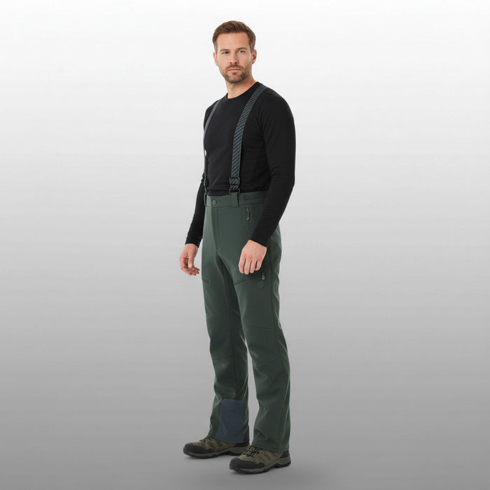 Зимние Софтшелл Брюки FHM Stream Тёмно-зелёные 